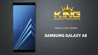 Como trocar só a tela vidro Samsung Galaxy A8