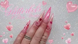 ✨ПОСМОТРИТЕ, КАК Я РАБОТАЮ✨ @glitterbels 💝ДИЗАЙН КО ДНЮ ВАЛЕНТИНА САМОСТОЯТЕЛЬНО 💝