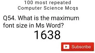 100 MOST Repeated Computer Mcqs for CSS,PMS,PPSC,SPSC,FPSC,NTS,PTS,OTS,ARMY,POLICE,NAVY,FIA,IB,MOD