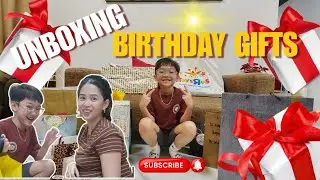 Unboxing Gifts with Gavin! Thank you Everyone!