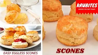 Scones |  English Scones | Eggless | Quick & Easy | Light & Flaky | Homemade Scones | Baked Goods