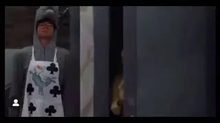Big Brother - Derek X scares Tiffany on Live Feeds Bathroom meme