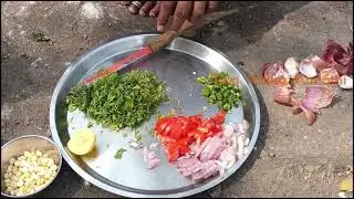 कर्नाटकची सुशीला | Silent Karnataka Murmura Breakfast on Wood Fire | Calm ASMR Village Cooking