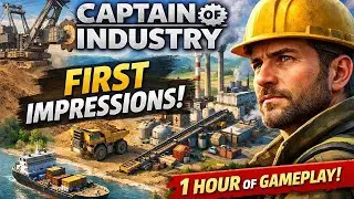 Trying Captain of Industry for 1 Hour | First Impressions & Gameplay