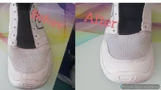 BEYAZ  SPOR AYAKKABI NASIL TEMİZLENİR? How to clean white sneakers