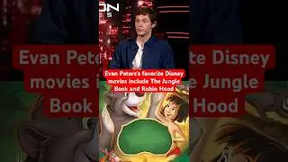 #TronAres actors Evan Peters and Gillian Anderson talk about their favorite Disney movies growing up