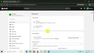 Как изменить название магазина Shopify