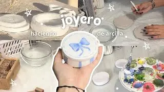 haciendo un joyero de arcilla