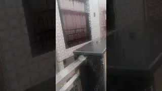 Winter first rain ☔ in Delhi #share #delhi #shorts