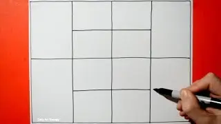Daily Line Illusion #95 / 3D Abstract Pattern / Satisfying & Relaxing / Art Therapy