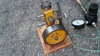 Yellow oscillating air engine