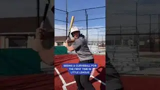 That first curveball of your life will have you shook 😂🤦🏻&zwj;♂️ #baseball #curveball #pitching #hitting
