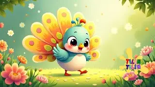 🌈🦚 Canções Infantis para Aprender | Pavão Colorido 🎶 Música Infantil