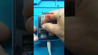 como testar LED com o multitestador DSO-TC3
