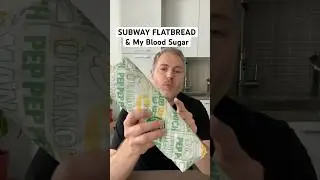 Как сэндвич с лепешкой из метро влияет на мой уровень глюкозы? #инсулинорезистентность1 ￼
