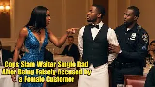 Cops Slam Waiter Single Dad After Being Falsely Accused by a Female Customer — Not Knowing Who He Is