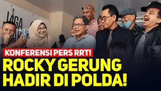 LIVE! PRESSKON RRT SEBELUM PEMERIKSAAN RG DI POLDA! INI DENGAN RISMON!!