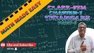 CLASS- 9 ,CHAPTER-7, (TRIANGLES)#NCERT#CBSE
