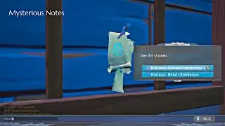 Dauntless Mysterious Notes - Unseen Rumours