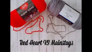 Yarn Review | Red Heart Super Savers Yarn | Mainstays Yarn | Crochet | Craft | DIY