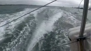 19. 'Monster Project', a VO70, rocks around the Solent