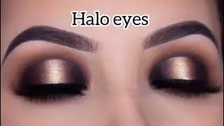 Halo eyes, smokey eyes,  cut crease eyes ☺️🤗 soft glam eyes, double cut crease eyes ☺️🤗