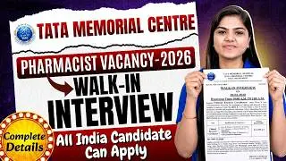Tata Memorial Centre Job 2026 | Clinical Research Coordinator | Walk-In Interview #tmc #job