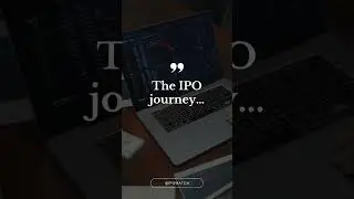 The IPO journey Starts with a single step. #shorts #youtubeshorts