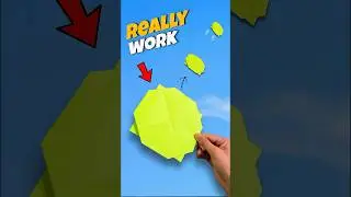 Paper Boomerang Disk 🥏| Does It Really Work? 🤔