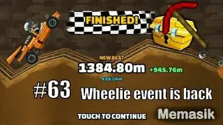 Wheelie event is back! Friends Challenges! Hill Climb Racing 2 #63