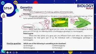 Step MDCAT - Biology - Genetics - Lecture 17