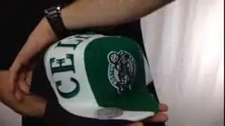 Celtics 'TWIRL SNAPBACK' Hat by Mitchell & Ness