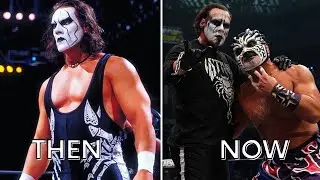 Sting from 1985 to 2023 Evolution #wwe #aew