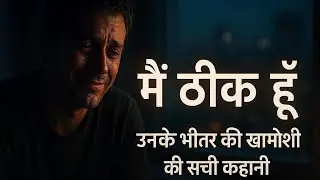 “जो ‘मैं ठीक हूँ’ कहते हैं — उनके भीतर की खामोशी की सच्ची कहानी”😭♥️