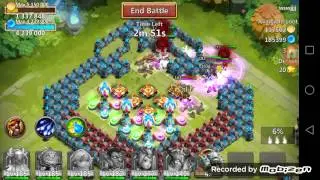 Castle Clash 100k might raidings