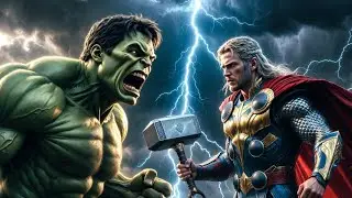 HULK vs THOR 😱 |Unstoppable Hulk vs Thunder God ⚡part 1  #hulkstory #trend #trending #avengers #thor