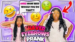 I SHAVED OFF MY EYEBROWS TO SEE HOW KARISSA WOULD REACT