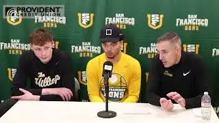 MBB | USF vs. LMU Postgame w/ James O'Donnell, Marcus Williams, and Chris Gerlufsen