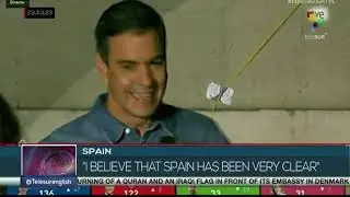 Spain: Pedro S&aacute;nchez celebrates his party's election results