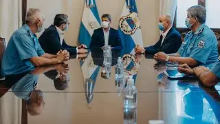 Saludos protocolares por parte del nuevo subjefe de Polic&iacute;a