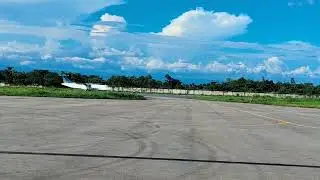 Wonderful Sunny Day With Beautiful Blue Sky view US BANGLA Airlines Landing 🛬