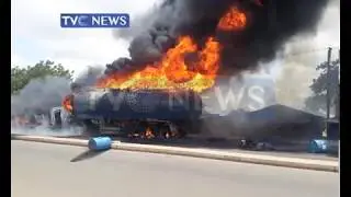 Fuel tanker explodes in Gombe state