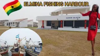A DAY AT THE NEWLY BUILT FISHING HARBOUR IN ELMINA, GHANA/*UNBELIEVABLE*