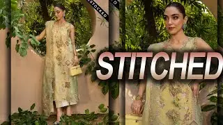 Crimson Embroidered Collection 2025 | STITCHED Dress | Code BONJOUR AND BLOOM