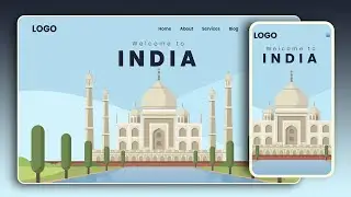 How to Make a Responsive Website Using HTML CSS and JavaScript | GSAP Tutorial