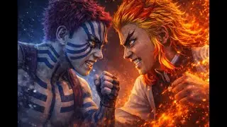 Akaza vs Rengoku &ndash; This AI Fight Goes HARD 🔥 (Demon Slayer Cinematic)