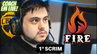 COACH do TOCKERS com FIRE ACADEMY TEAM- Scrim 1