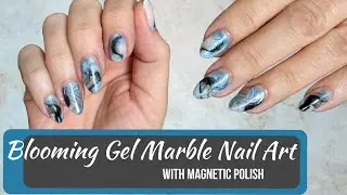 Blooming Gel Marble Nail Art