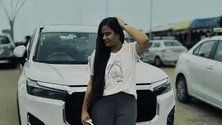Ghar ki chhoti BETI👸🎀my first &lsquo;SOLO DRIVE&rsquo;#solodrive #fearless #carlover #reelsvideo