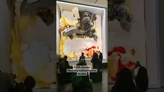 Site specific AI data sculpture : generative algorithm with real-time data animation on LED screen